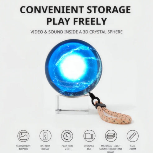 GUNZOR® VIDEO CRYSTAL BALL